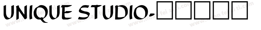 UNIQUE STUDIO字体转换